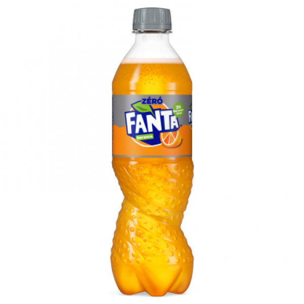 Fanta Zero narancs ízű energiamentes szénsavas üdítőital édesítőszerekkel 500 ml