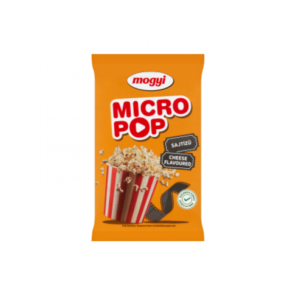 Mogyi Micro Pop sajtízű, mikrohullámú sütőben elkészíthető pattogatni való kukorica 100 g