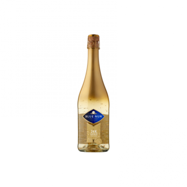 Blue Nun Gold Edition 24 karátos arany lemezkés ízesített boralapú ital 11% 750 ml