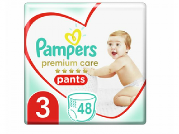 Pampers premium Pants nadrágpelenka 3-as, 48 db