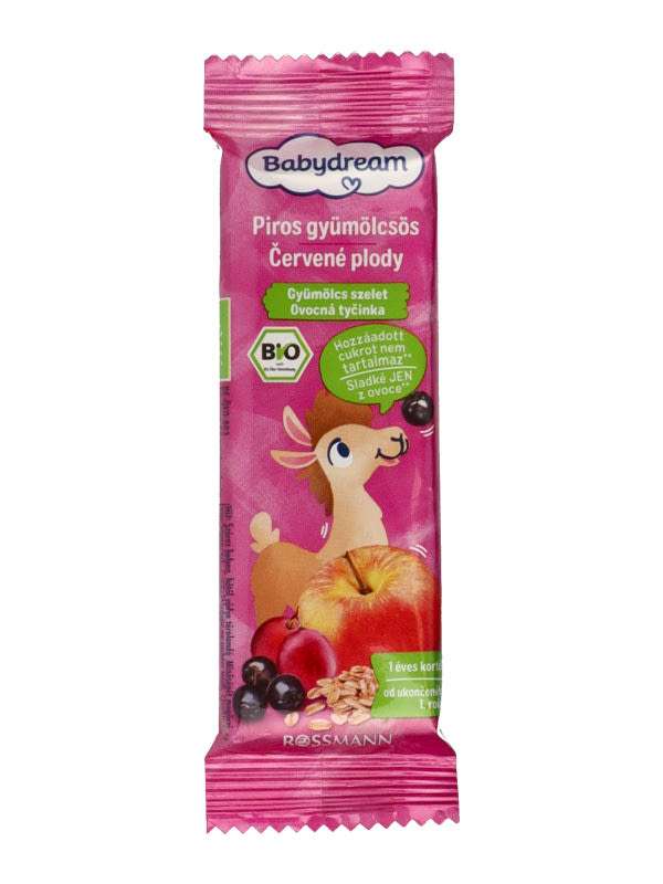 Babydream Bio Gyümölcsszelet Piros Gyümölcsös 1 Éves Kortól - 25 g