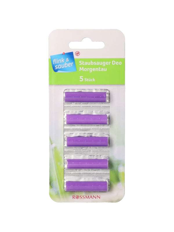 Flink&Sauber porszívózsák illatosító, reggeli harmat illattal - 5 db