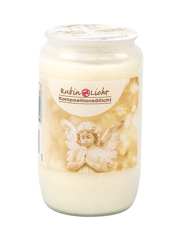 Rubin temetőmécses fehér nr3 - 1 db