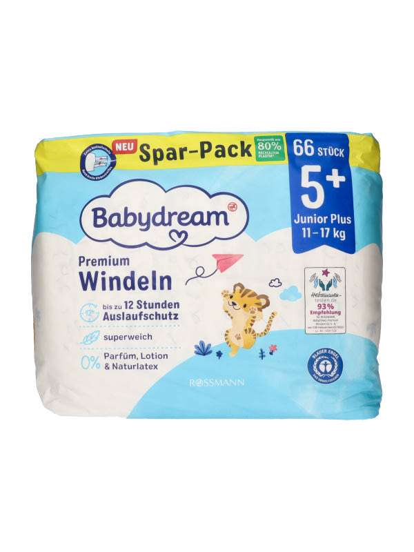 Babydream Pelenka Junior Duopack 5+-os 11-17 kg - 66 db