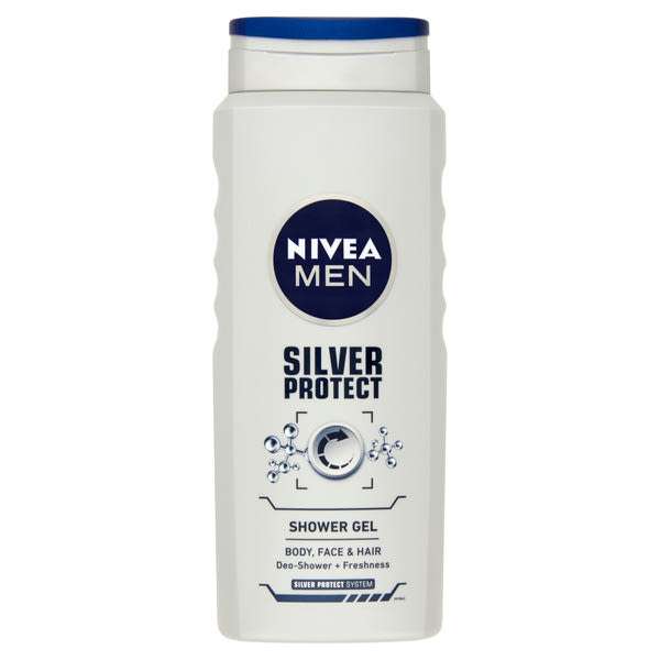 NIVEA MEN Silver Protect Tusfürdő - 500 ml