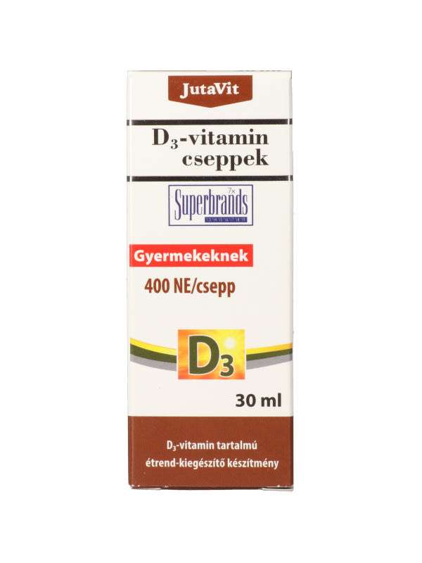 JutaVit D3-vitamin cseppek 400NE - 30 ml