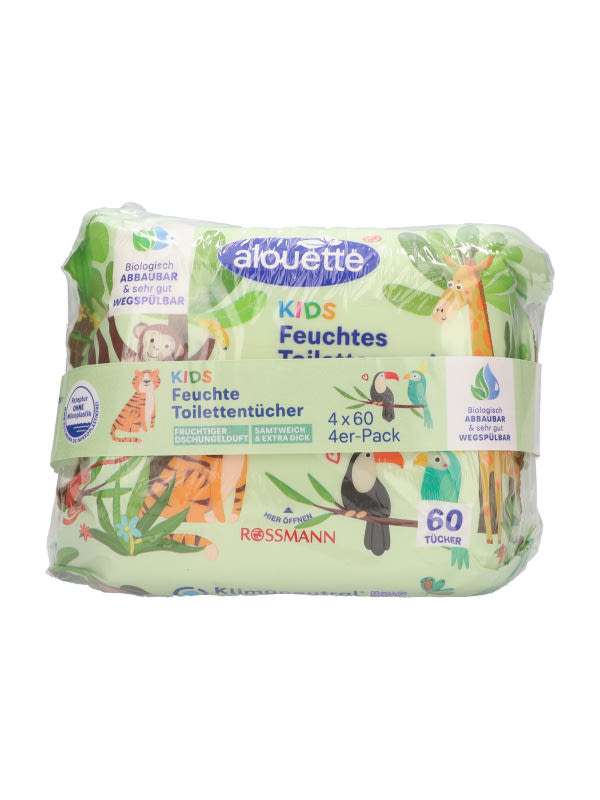 Alouette Dzsungel Gyermek Nedves Toalettpapír - 240 db
