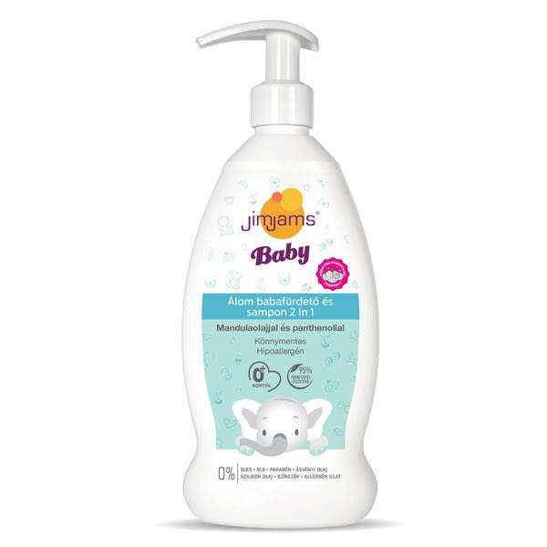 JimJams Baby Álom babafürdető és sampon 2in1 -  400 ml