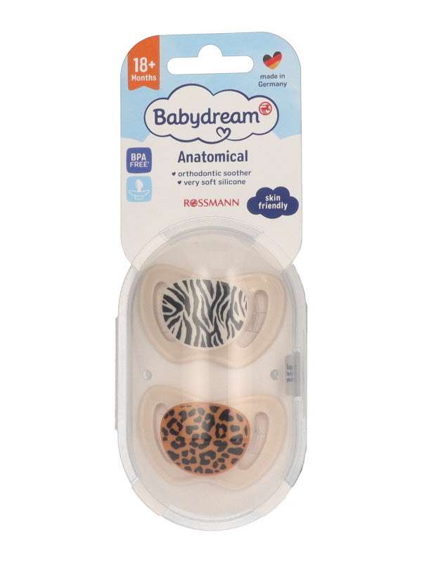 Babydream Anatómiai Szilikon Játszócumi 18 Hónapos Kortól - 2 db