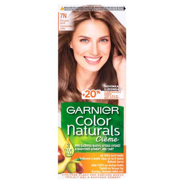 Garnier Color Naturals Tartós hajfesték 7N Természetes szőke - 1 db