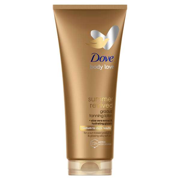 Dove Summer Revived önbarnító krém normál-sötét bőrre - 200 ml