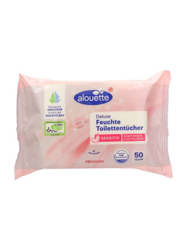 Alouette Sensitive Nedves Toalettpapír - 50 db