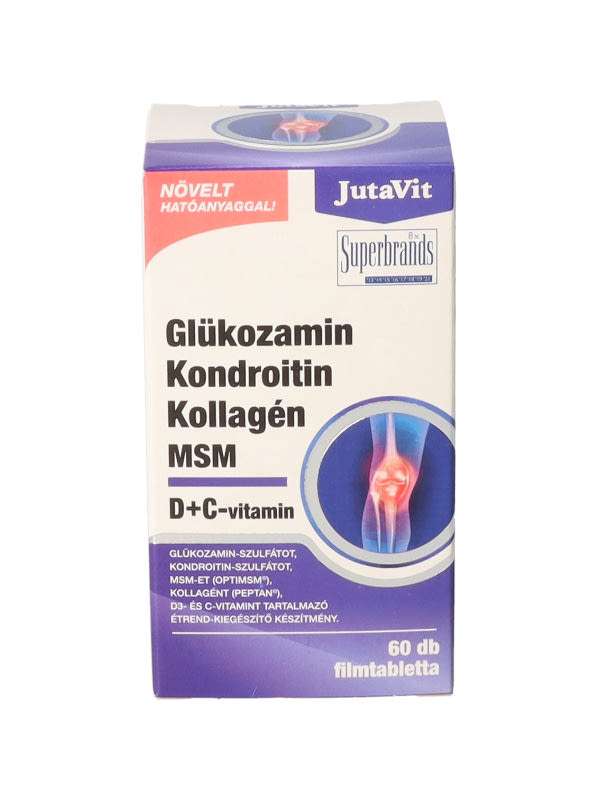 Jutavit glukozamin+kondroitin+kollagén+msms filmtabletta - 60 db