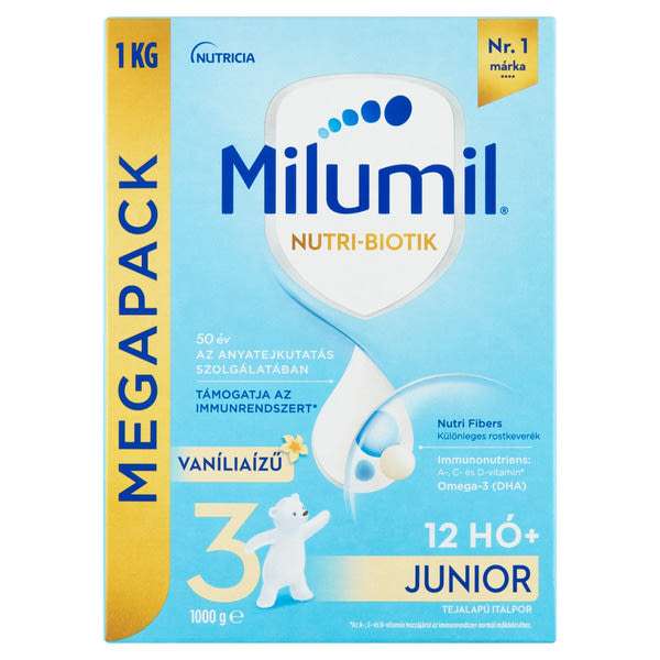 Milumil 3 Vaníliaízű Junior ital 12 hónapos kortól - 1000 g