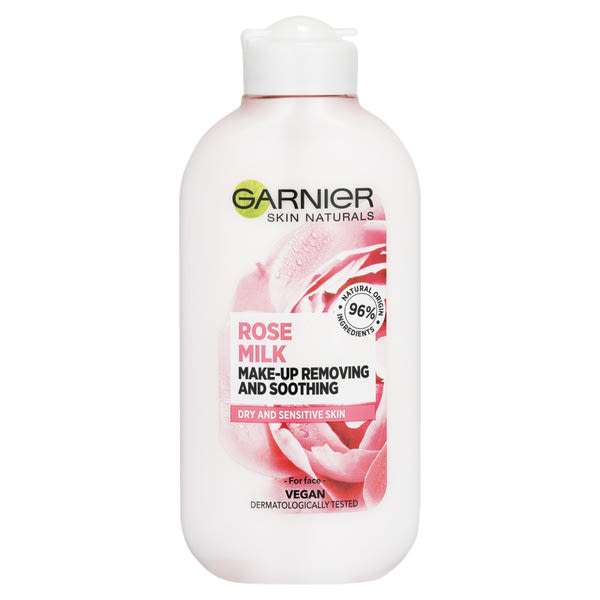 Garnier Skin Naturals Botanicals Sminklemosó Tej Rózsavízzel - 200 ml