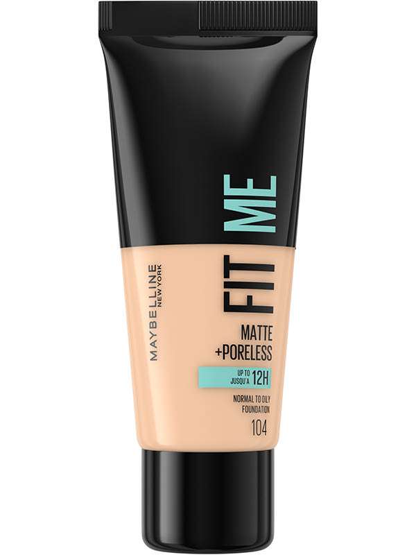 Maybelline Fit Me! Matte + Poreless alapozó /104 Soft Ivory - 1 db