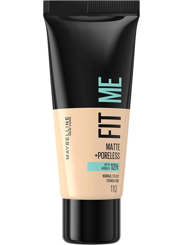 Maybelline Fit Me! Matte + Poreless alapozó /110 Porcelain - 1 db