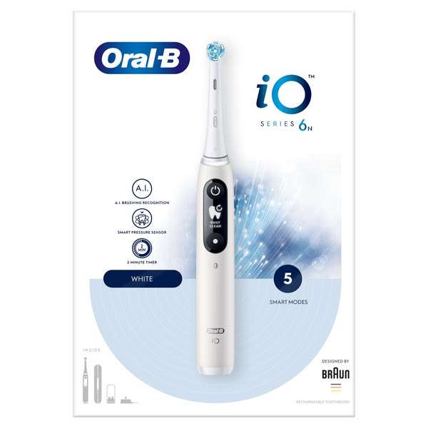 Oral B IO6 White elektromos fogkefe -1 db