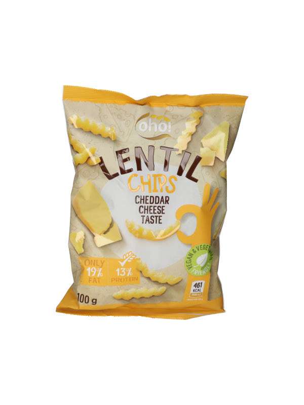 Oho Lencse Snack cheddar - 100 g