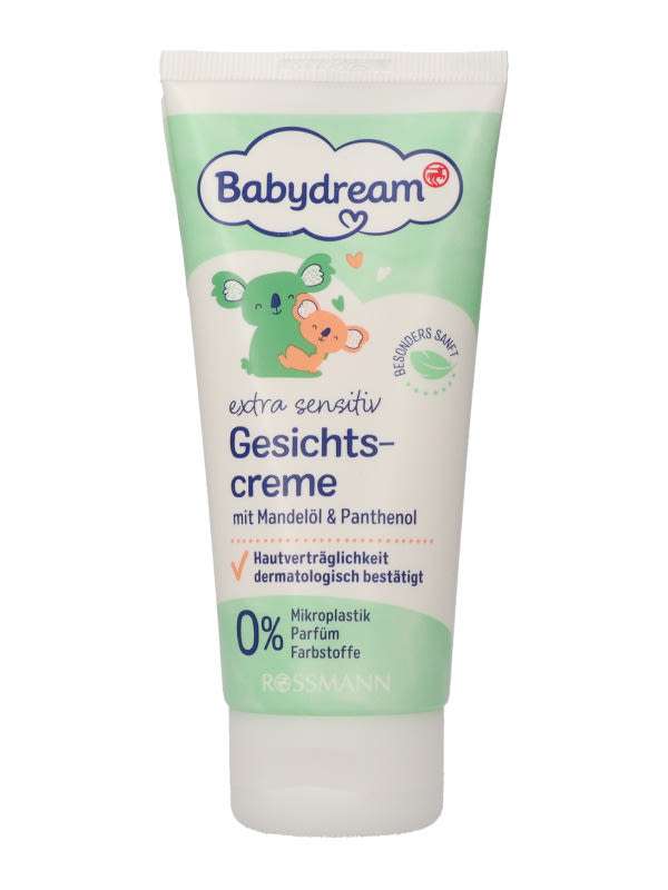 Babydream Extra Sensitive Arckrém - 100 ml