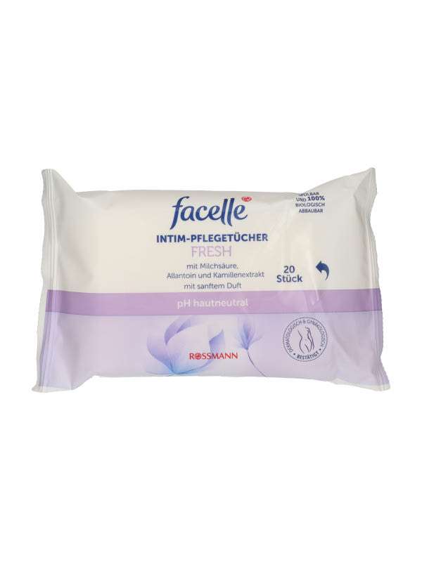 Facelle intim törlőkendő - 20 db
