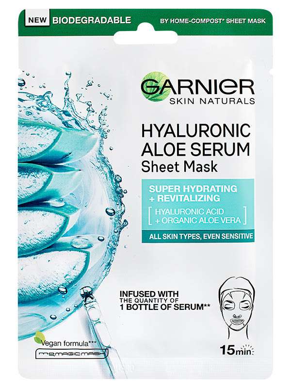 Garnier Skin Naturals Hyaluronic Aloe textilmaszk  - 28 g