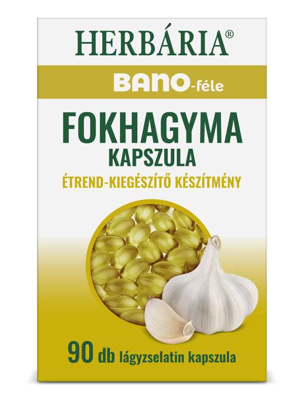 Bano Fokhagyma lágyzselatin kapszula - 90 db