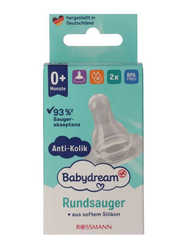 Babydream etető cumi 0 hónapos kortól - 2 db