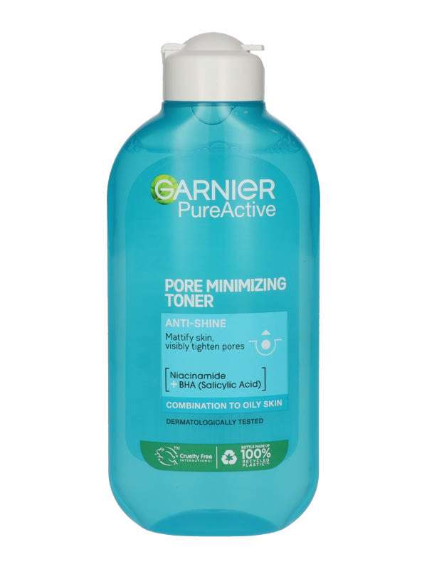 Garnier Skin Naturals Pure tonik kifényesedő arcbőrre és tágult pórusokra - 200 ml