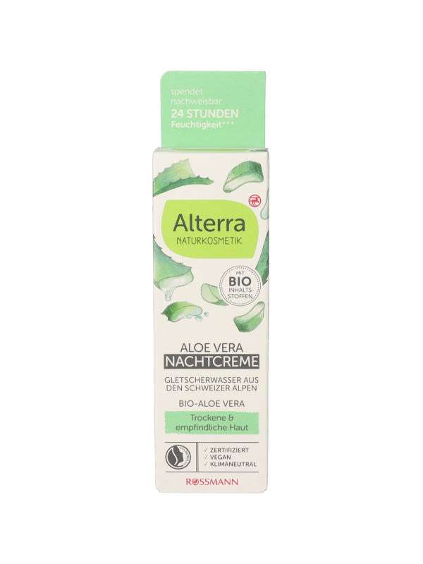 Alterra Éjszakai krém Aloe Verával - 50 ml