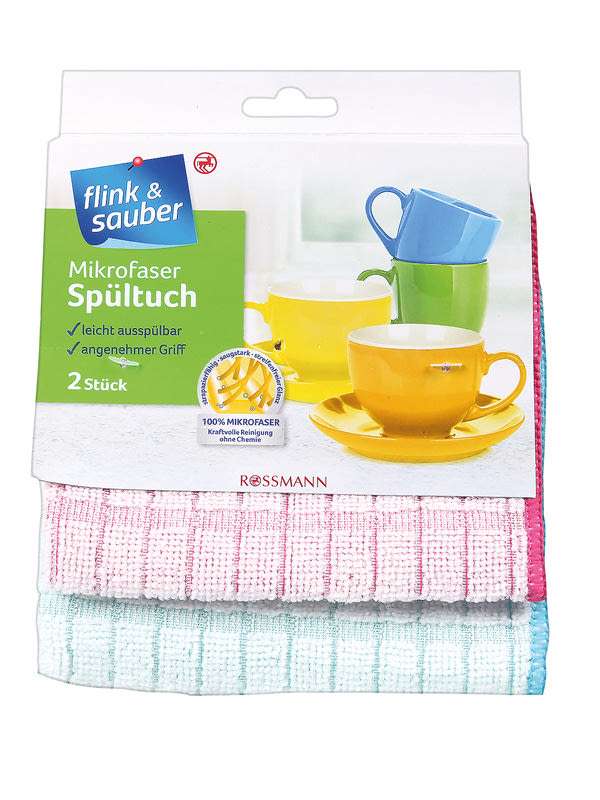 Flink & Sauber Mikroszálas Törlőkendő - 2 db