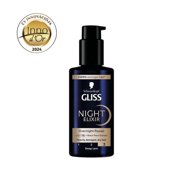 Gliss éjszakai hajpakolás sérült hajra - 100 ml