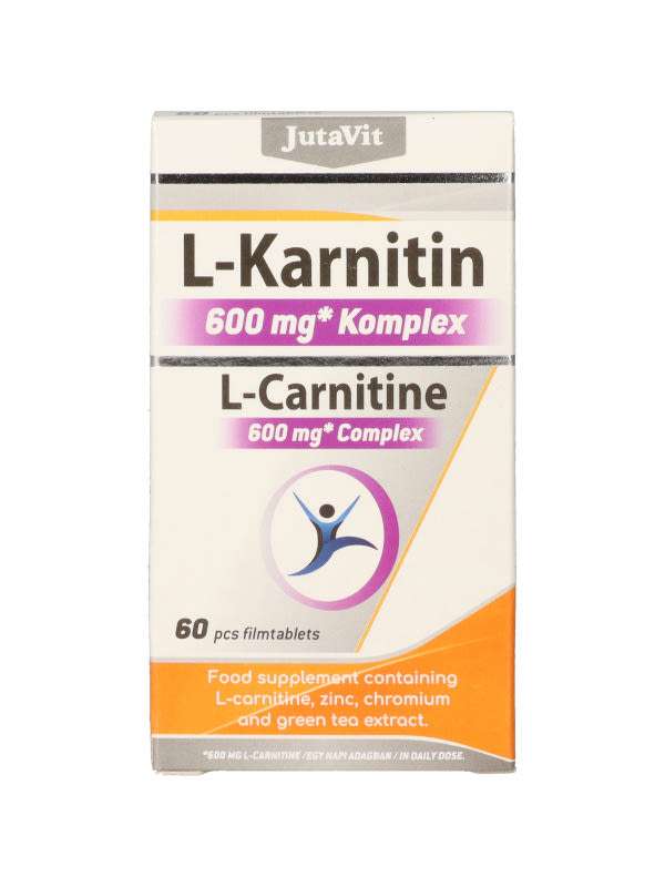 JutaVit L-Karnitin 600 mg Komplex filmtabletta - 60 db