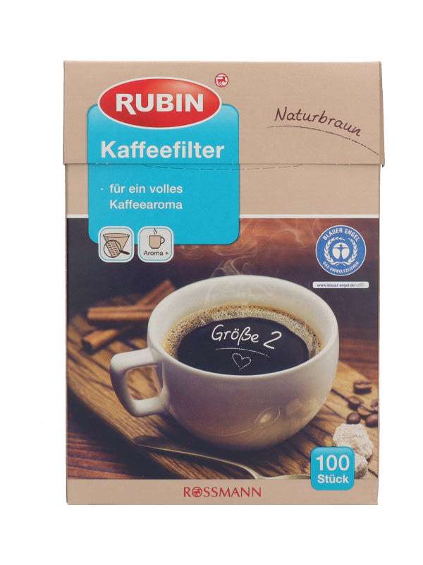 Rubin 2 Személyes Kávéfilter - 100 db