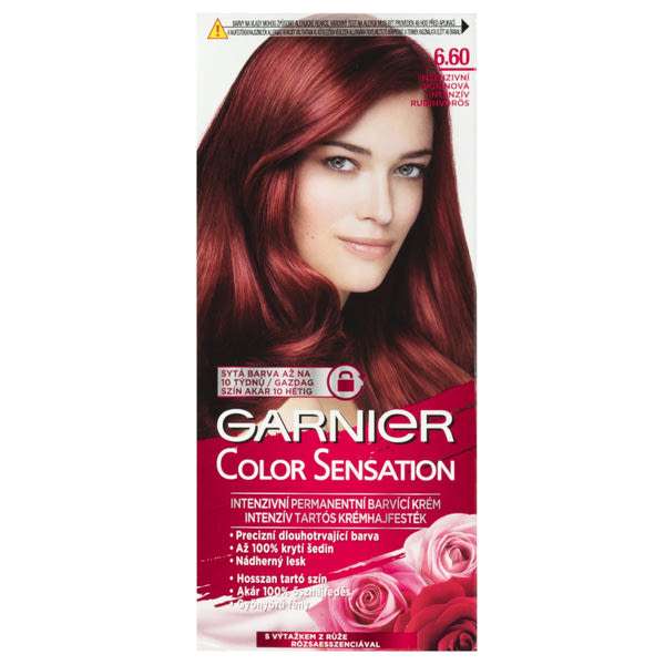 Garnier Color Sensation hajfesték 6.6 Intenzív rubinvörös - 1 db