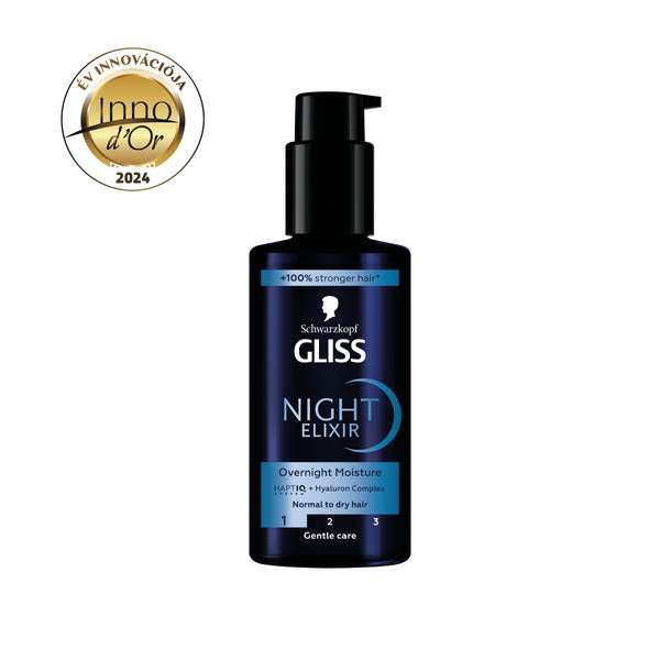 Gliss éjszakai hajpakolás normál vagy száraz hajra - 100 ml