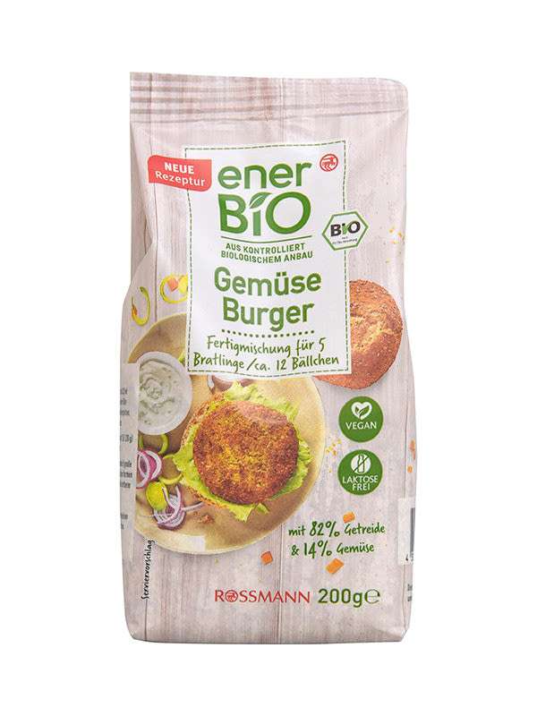 Ener-bio bio zöldségfasirt alappor - 200 g