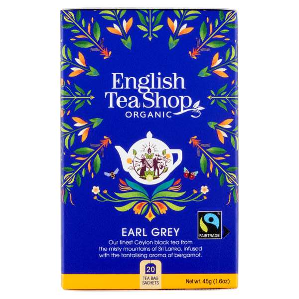 English Tea Shop Bio Earl Gray tea 20 db teafilter - 45 g