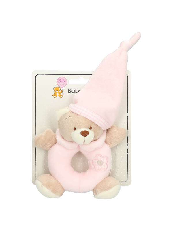 Babybruin csörgő plüss maci - 1 db