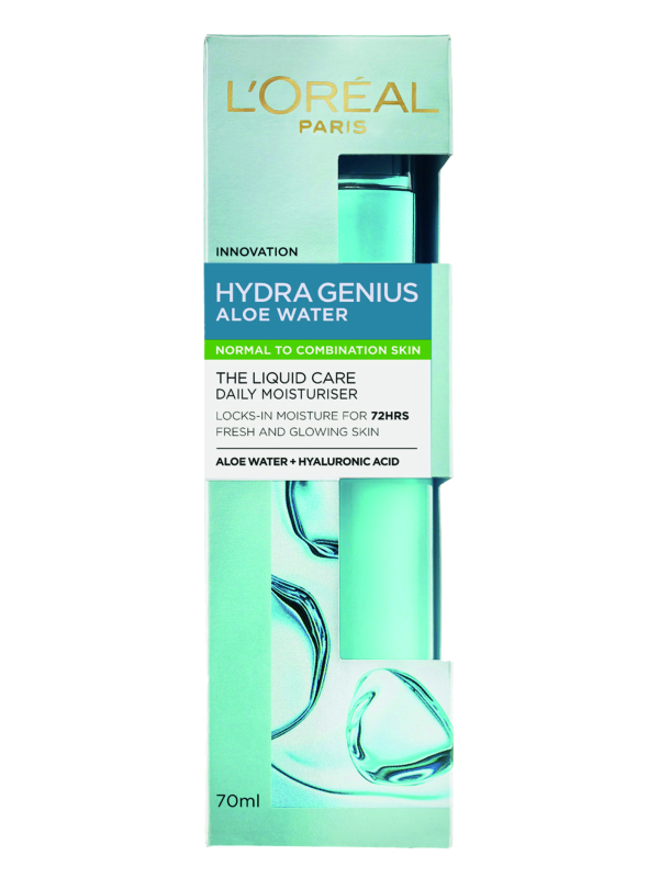 L'Oréal Paris Hydra Genius hidratáló arcápoló normál és vegyes bőrre - 70 ml