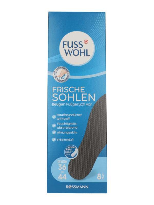 Fuss Wohl talpbetét friss fekete - 16 db