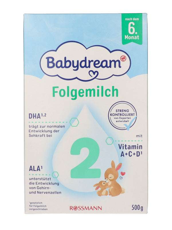 Babydream 2-es Tejalapú Anyatej Kiegészítő Tápszer 6 Hónapos Kortól - 500 g