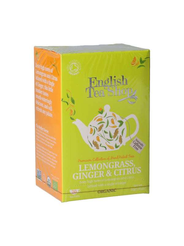 English Tea Shop bio citromfű tea gyömbér-citrom - 30 g