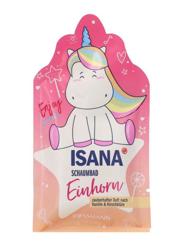 Isana habfürdő 3D egyszarvú - 40 ml