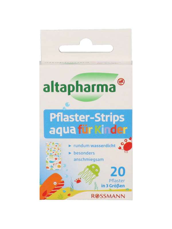 Altapharma sebtapasz vízálló aqua kids - 20 db