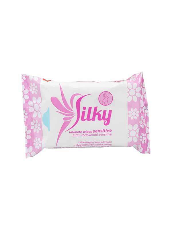 Silky intim törlőkendő sensitive - 20 db