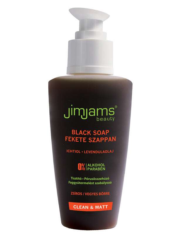 JimJams Pure & Clear Fekete szappan - 125 ml