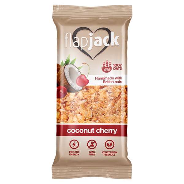 Flapjack zabszelet kókusz-cseresznye - 100 g