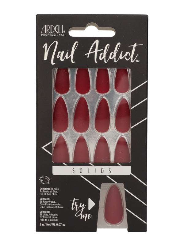 Ardell Nail Addict műköröm /Bordeaux - 1 db