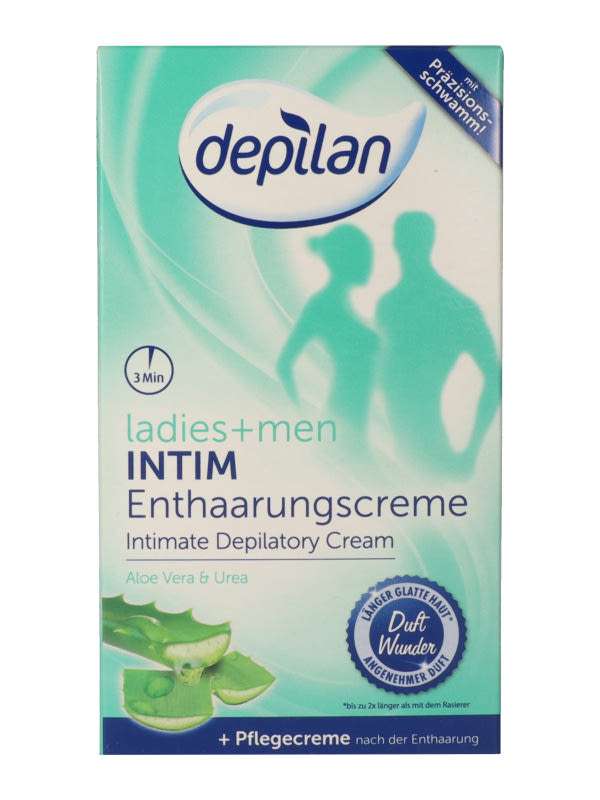 Depilan Intim szőrtelenítő készlet (intim szőrtelenítő krém 75ml +bőrápoló krém 30ml) - 1 db